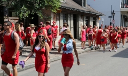 Red dress run New Orleans