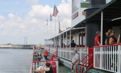 Steamboat Natchez deck