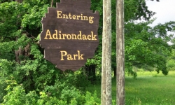 Adirondack park sign