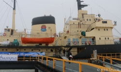 Sampo icebreaker at dock