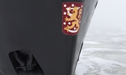 Bow of Sampo icebreaker