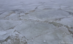 Frozen ocean in Kemi, Finland