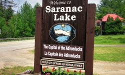 Saranac Lake sign