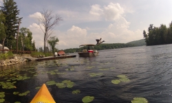 Kayaking on Saranac Lake