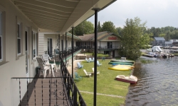 Terrace of Gauthier's Saranac Lake Inn