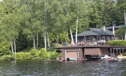 Home along Saranac Lake