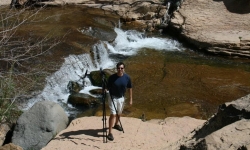 Mike at Slide Rock