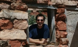 Mike in old Slide Rock Structure