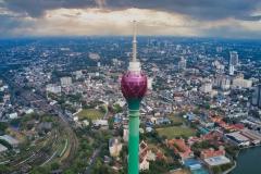 Lotus-Tower-over-Colombo-aerial