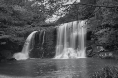 Waterfall-BW