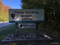 Pierce Stocking Scenic Drive sign