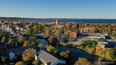 Downtown Traverse City aerial