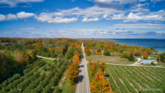 Traverse City aerial road  copy