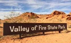 Valley of Fire sign