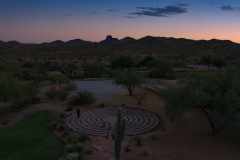 Labryinth-aerial-at-sunset-with-Vulture-Peak Labryinth-aerial-at-sunset-with-Vulture-Peak