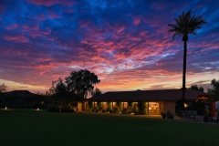 Wedding-area-with-dramatic-sunset-by-©Mike-Shubic