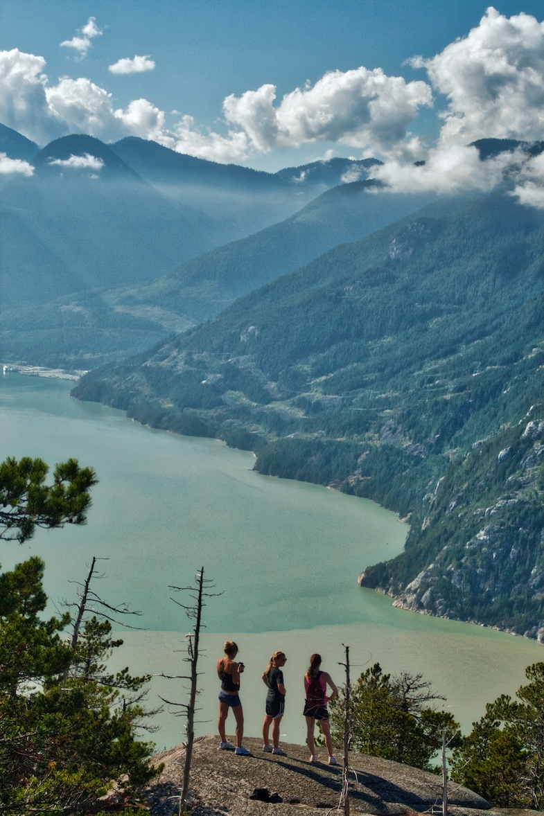 Hiking the Chief in Squamish BC