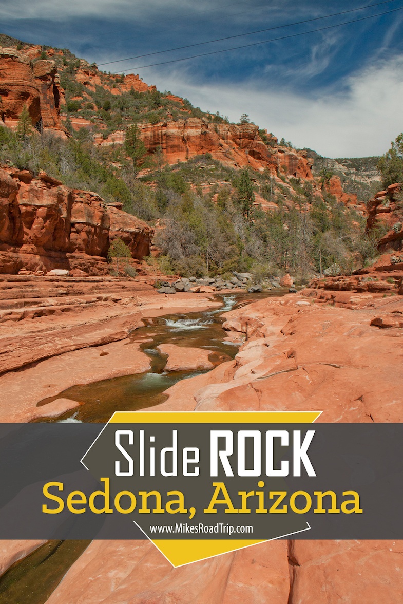 Slide Rock in Sedona, Arizona by MikesRoadTrip.com