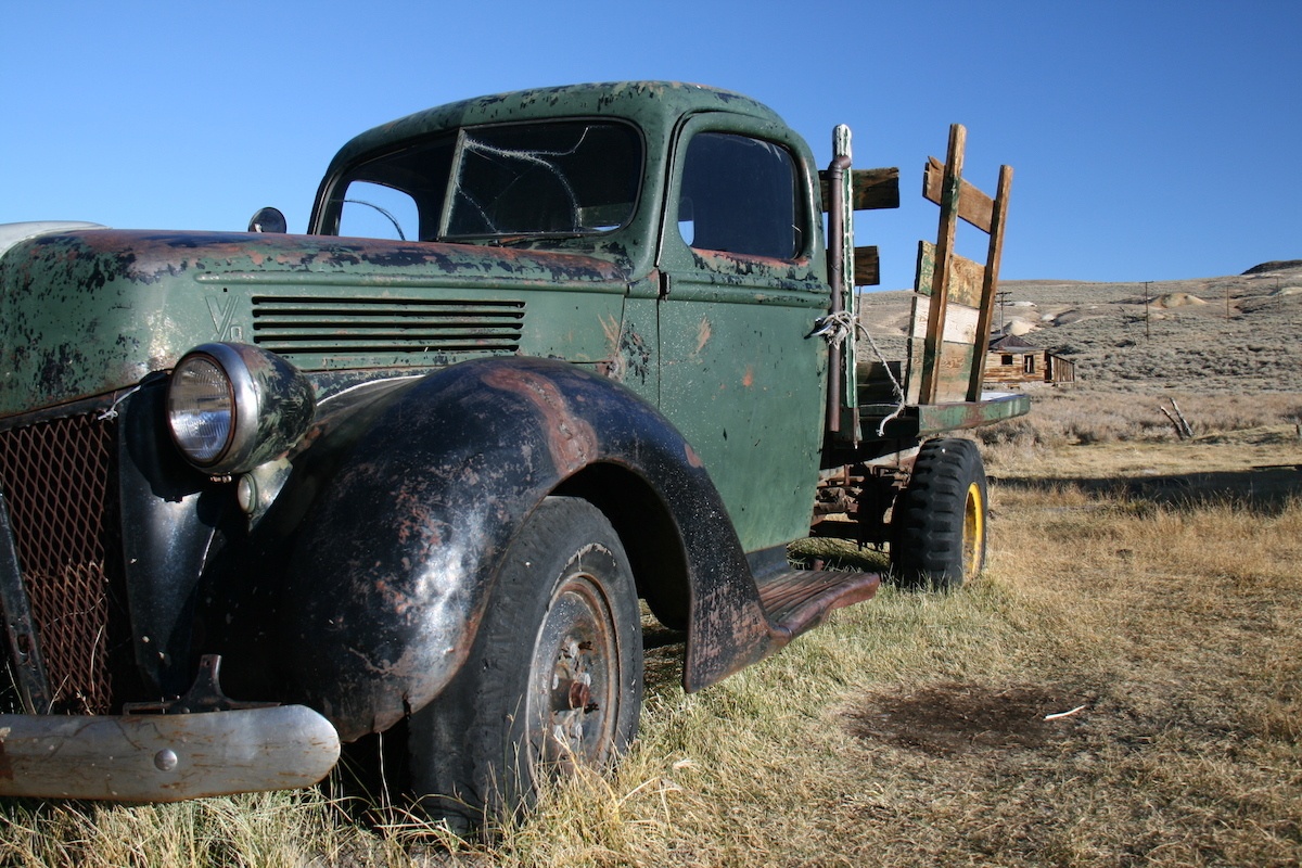 Old Truck at Bodie State Park aka Bodie Ghost Town. Photo by: Mike of MikesRoadTrip.com