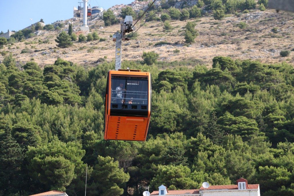 Cable car in Dubrovinik