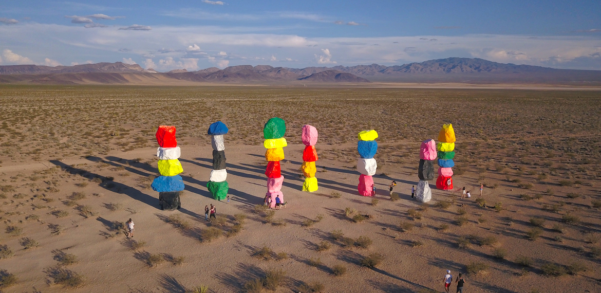 Seven Magic Mountains by MikesRoadTrip.com