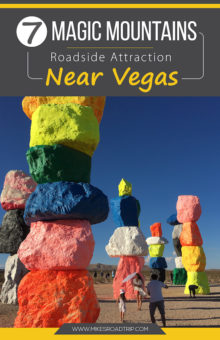 Seven Magic Mountains roadside attraction by MikesRoadTrip.com