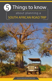 South African road trip Pinterest Pin