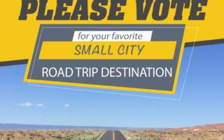 Vote for BEST small city road trip destination