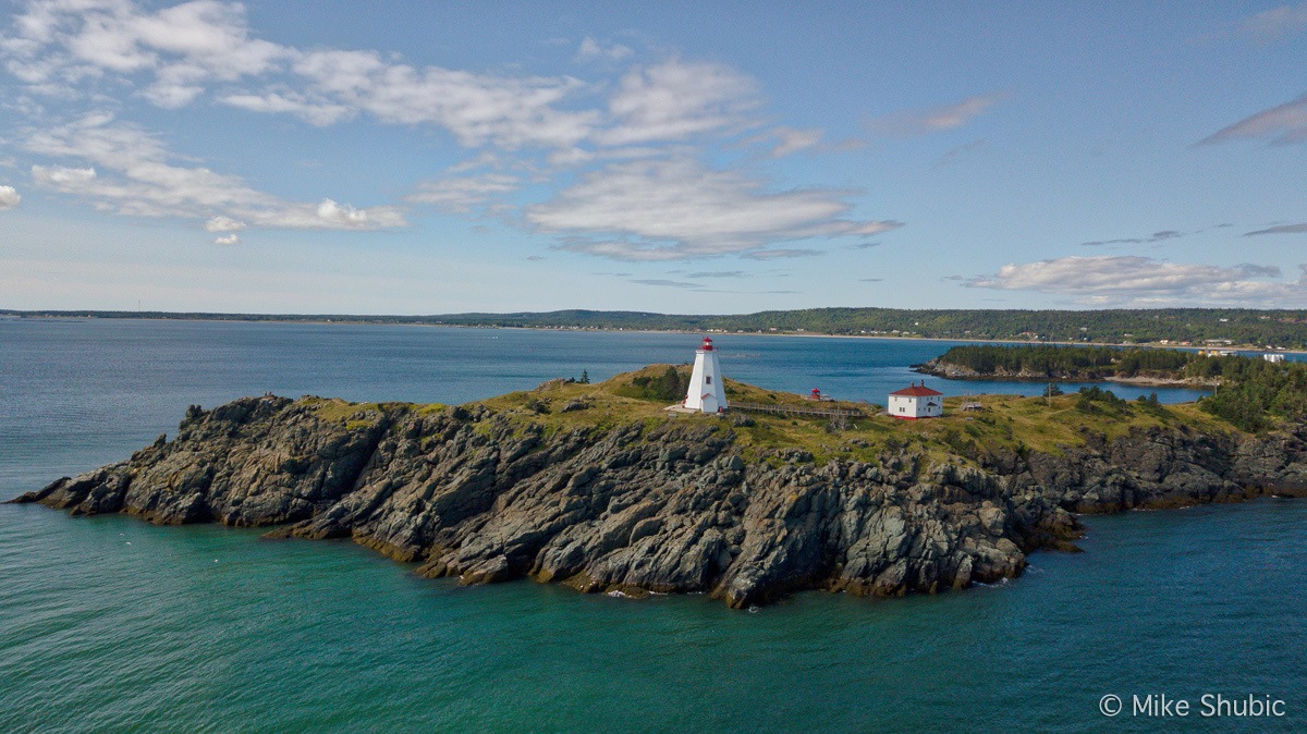 Swallowtail Lighthouse station on Grand Manan Island in New Brunswick Canada by MikesRoadTrip.com