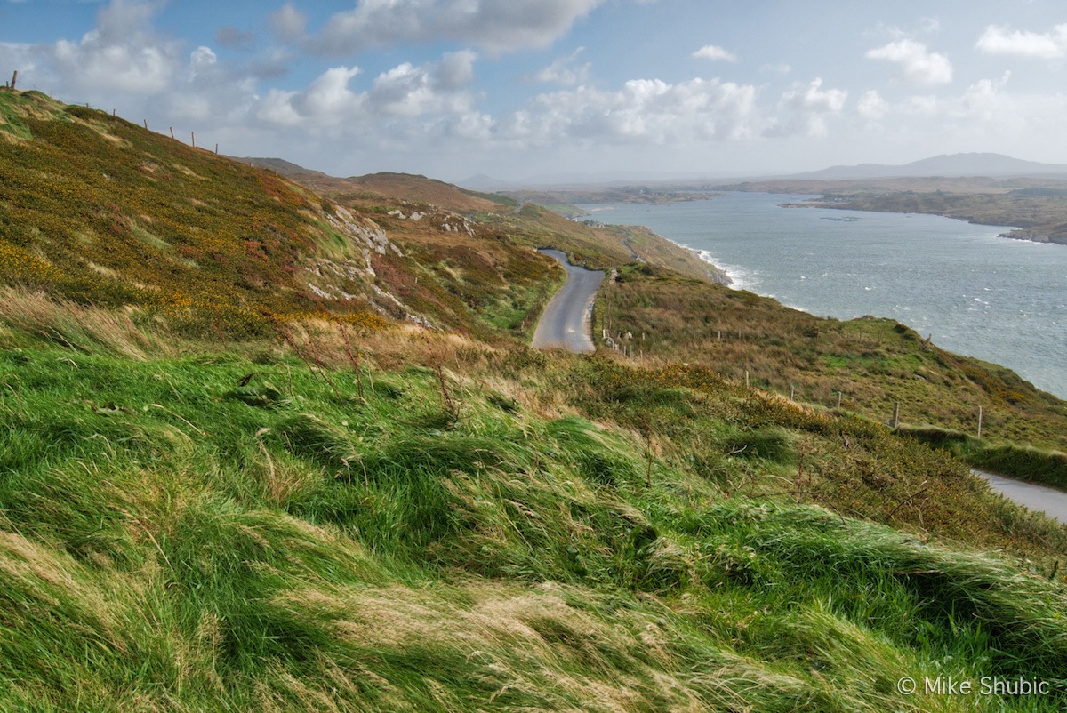 Wild Atlantic way road and sea by MikesRoadTrip.com