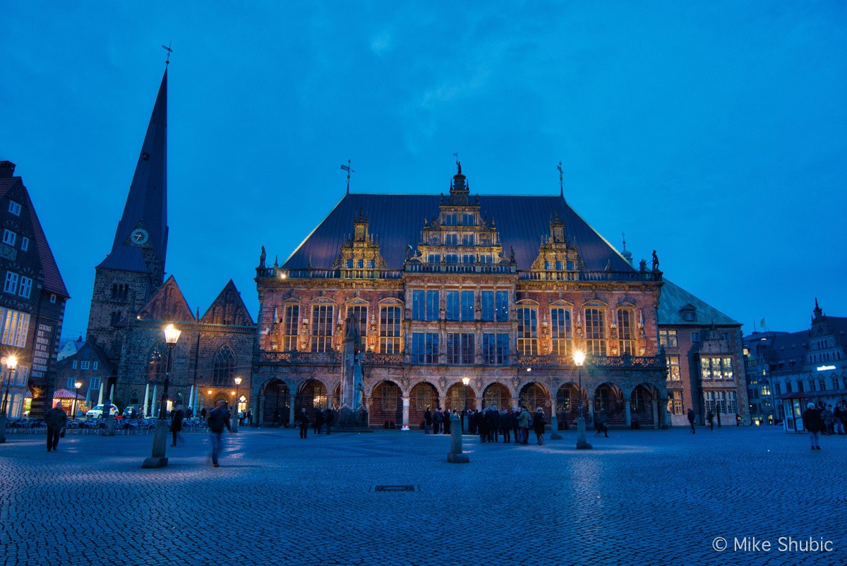 Bremen Germany town square by MikesRoadTrip.com