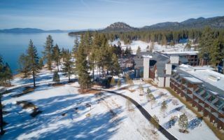 South Lake Tahoe Edgewood resort aerial photo by MikesRoadTrip