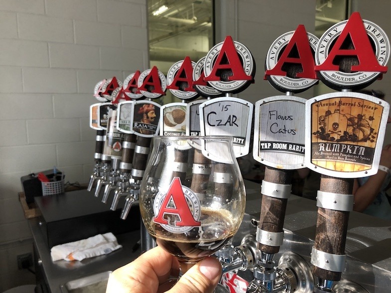 Avery Brewing taps