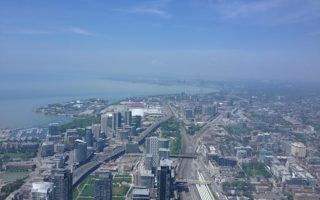 Toronto skyline from CN Tower