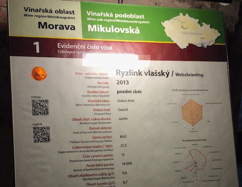 QR Code app at Czech Republic Wine Salon