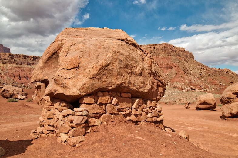 Back of one of the Cliff Dwellers by MikesRoadTrip.com