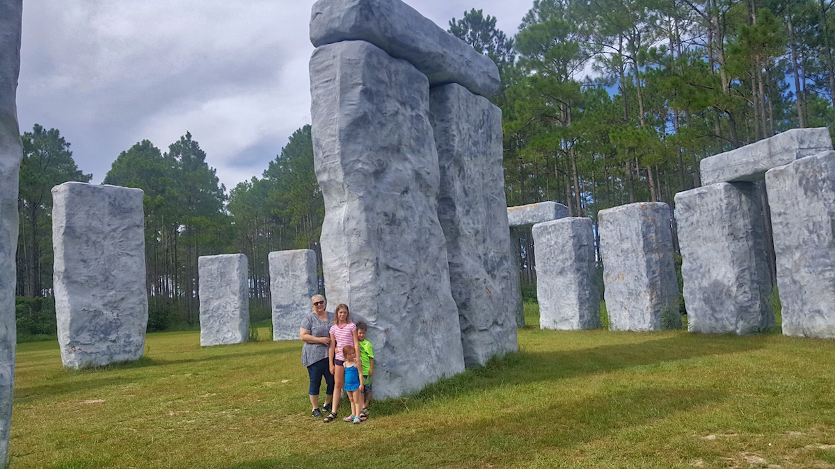 Bamahenge is a roadside attractoion in Josephine, Alabama 