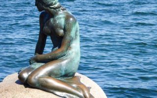 The Little Mermaid in Copenhagen Denmark