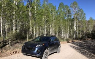 Kia Sportage La Sal Mountains near Moab by Mike Shubic