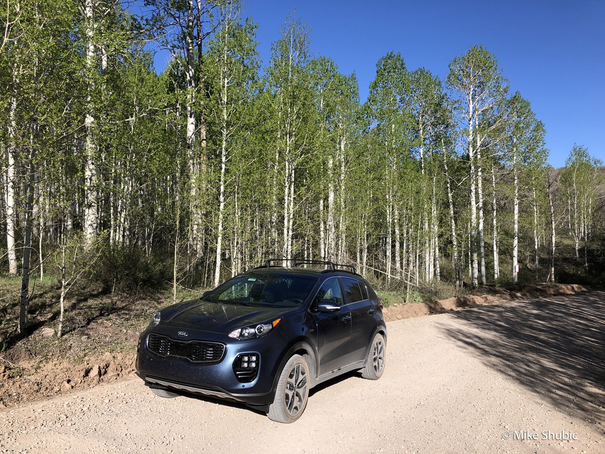 Kia Sportage La Sal Mountains near Moab by Mike Shubic