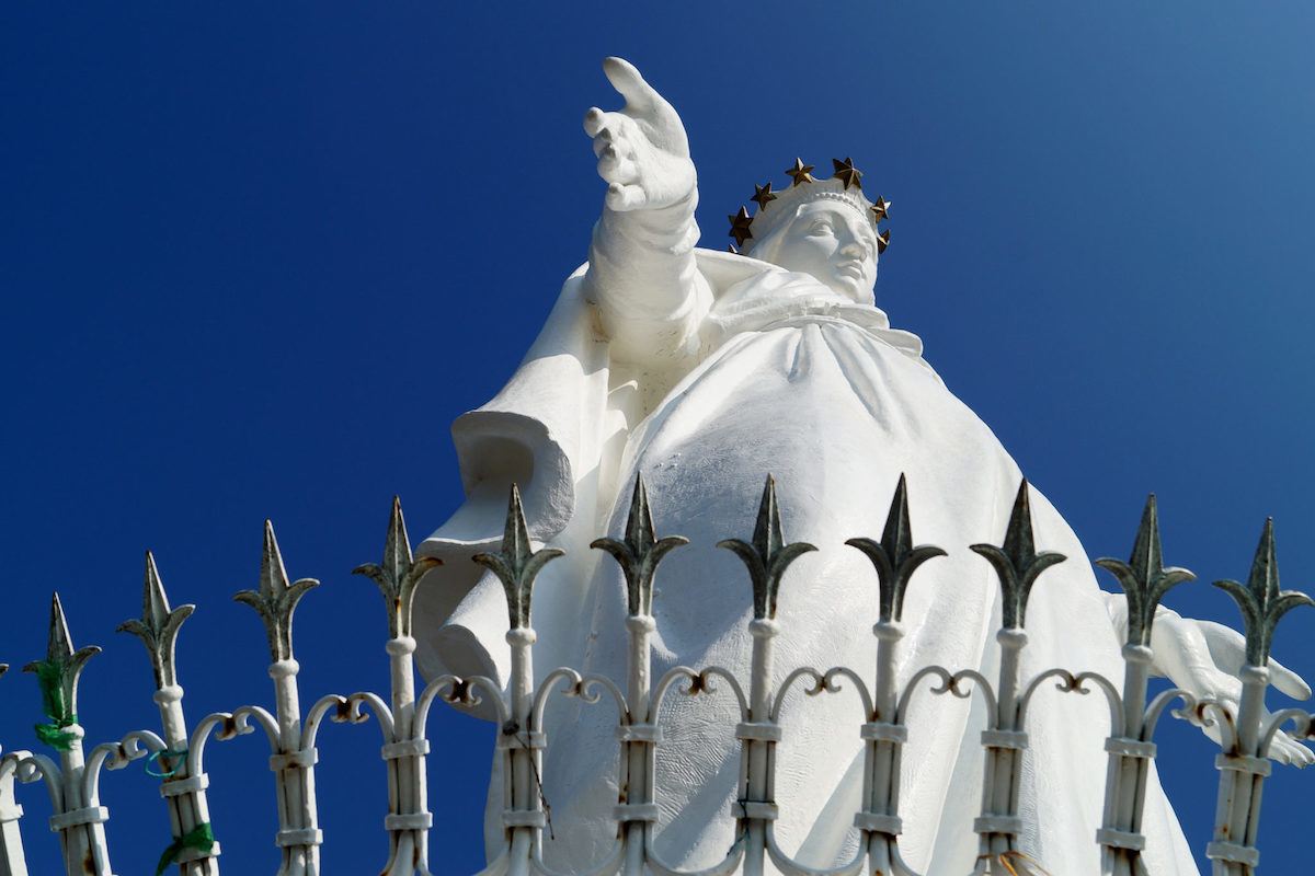 Lady of Lebanon roadside attraction in Lebanon