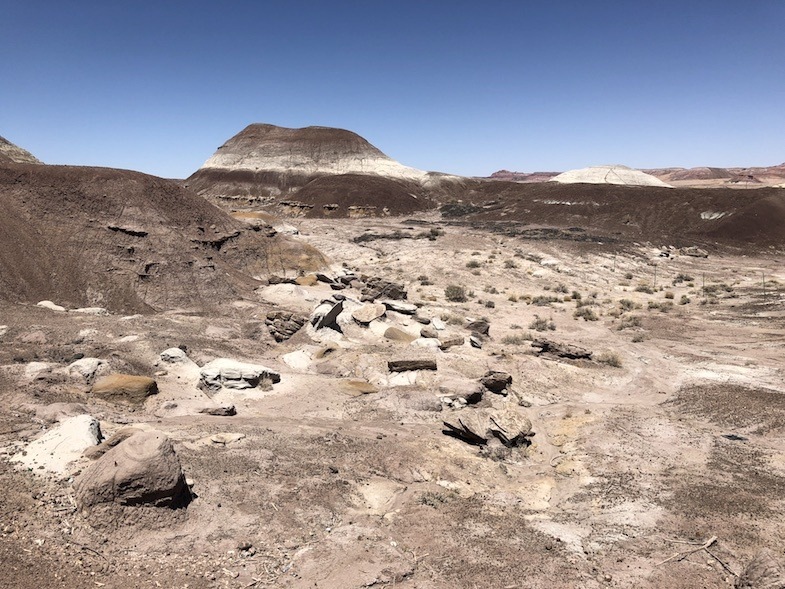 scenes from the Painted Desert on Southwest Road Trip