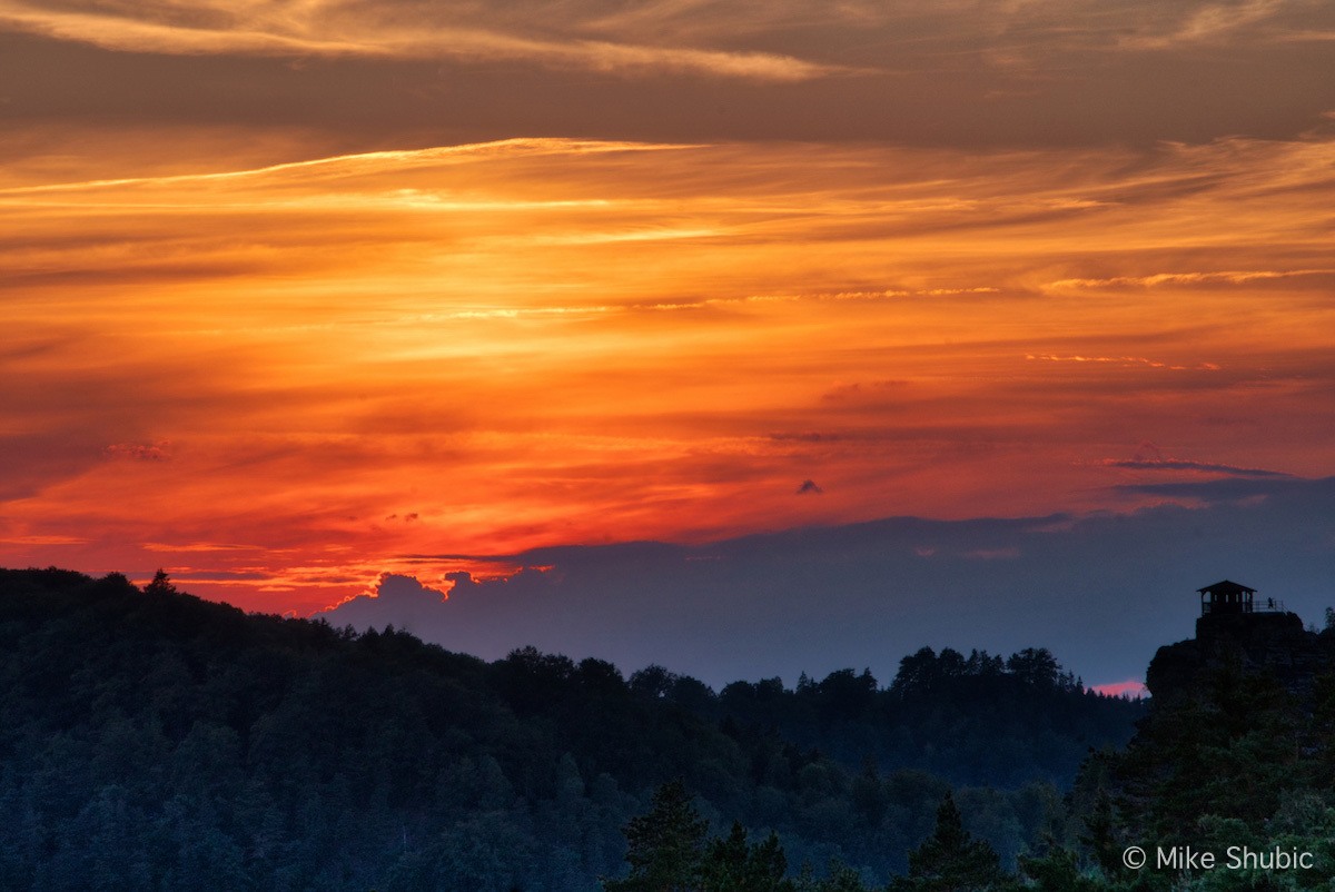 Bohemian Switzerland sunrise by MikesRoadTrip.com