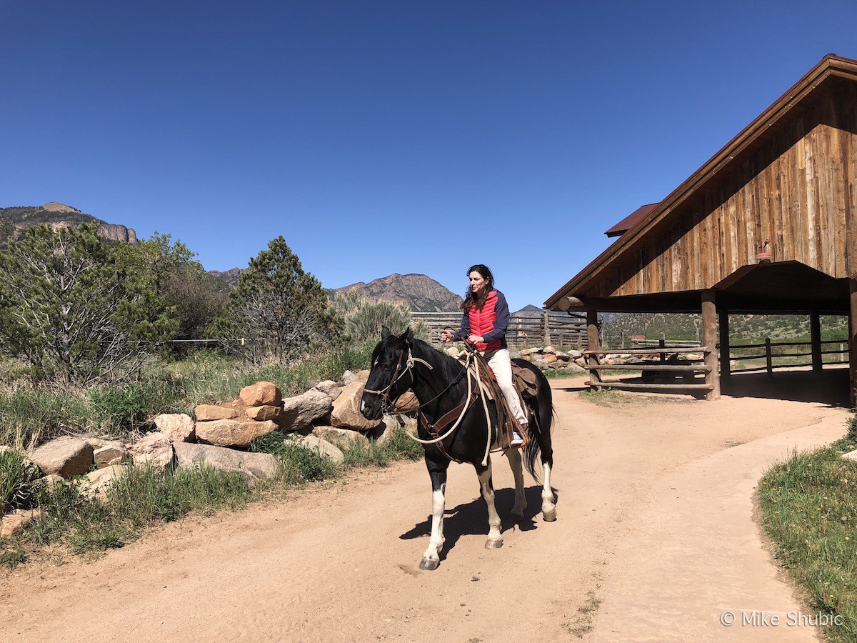 Gateway Canyons horseback riding by MikesRoadTrip.com