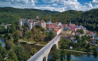 Loket Czech Republic aerial photo by MikesRoadtrip.com