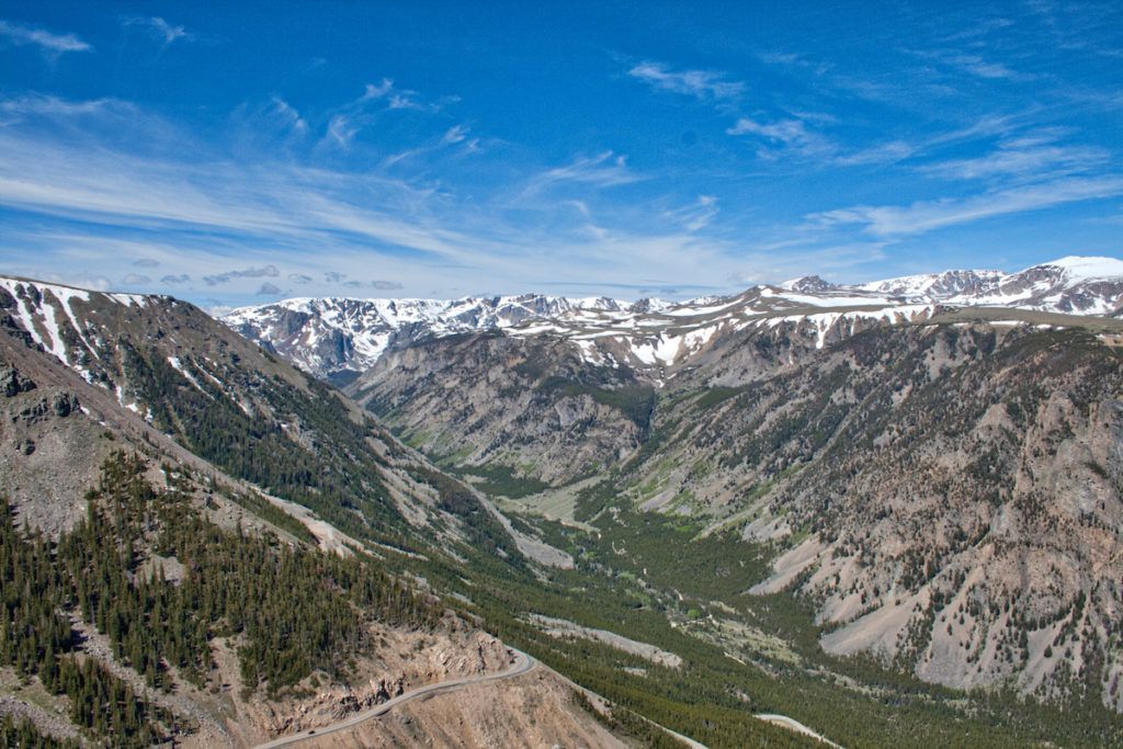 The Beartooth Hwy is one of the most scenic roads in the world and one of the best montana road trips in the state. Photo by: MikesRoadTrip.com