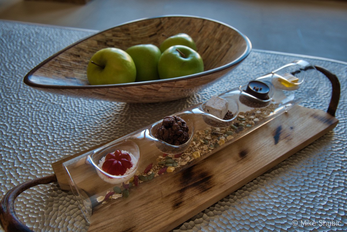 Fruit and food display at Amangiri by MikesRoadTrip.com