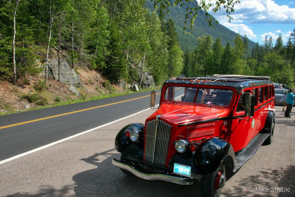 Going to the Sun at Glacier national park 