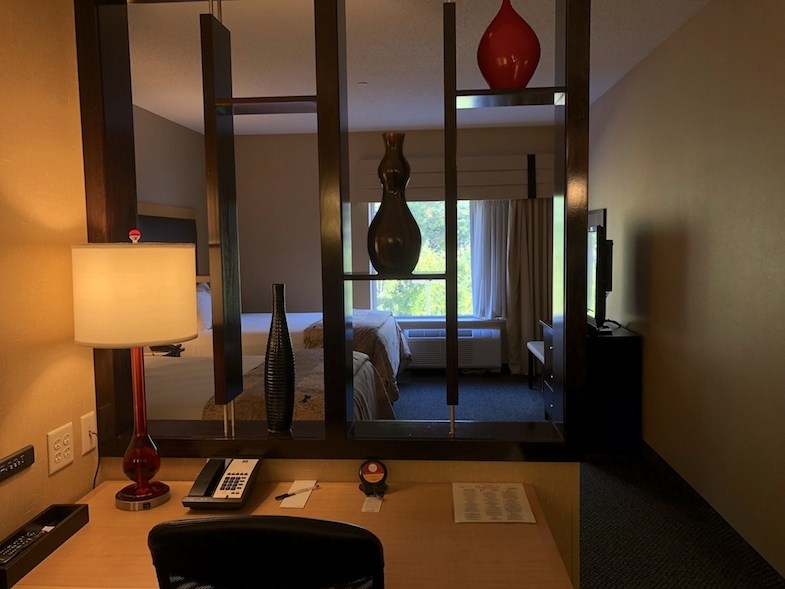 Cambria Suites room in Traverse City by MikesRoadTrip.com