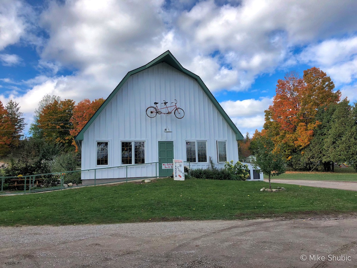 Traverse City road trip stop to Tandem Ciders by MikesRoadTrip.com